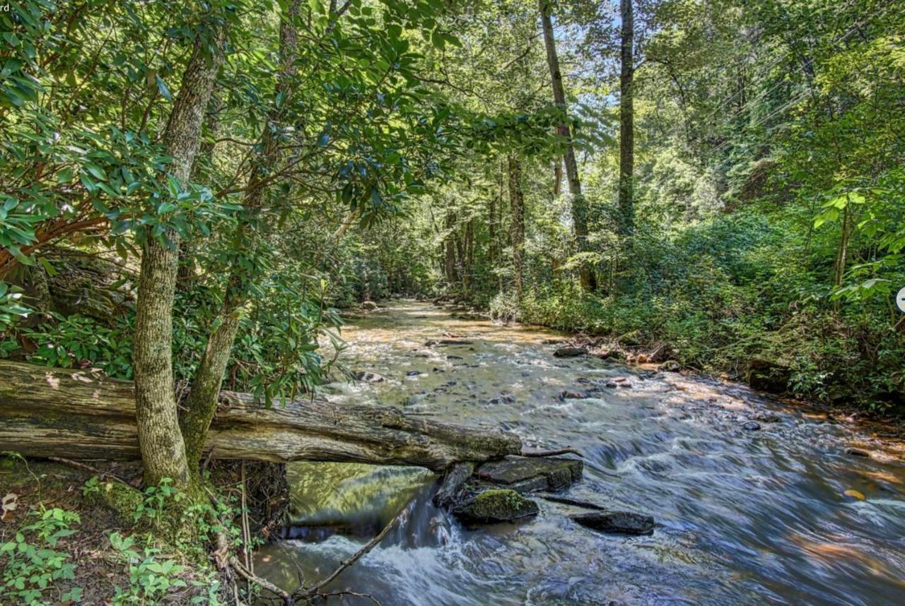 Cozy Creekfront Family Cabin-Pet Friendly -Gamerm-Hot Tub Hiawassee Ngoại thất bức ảnh